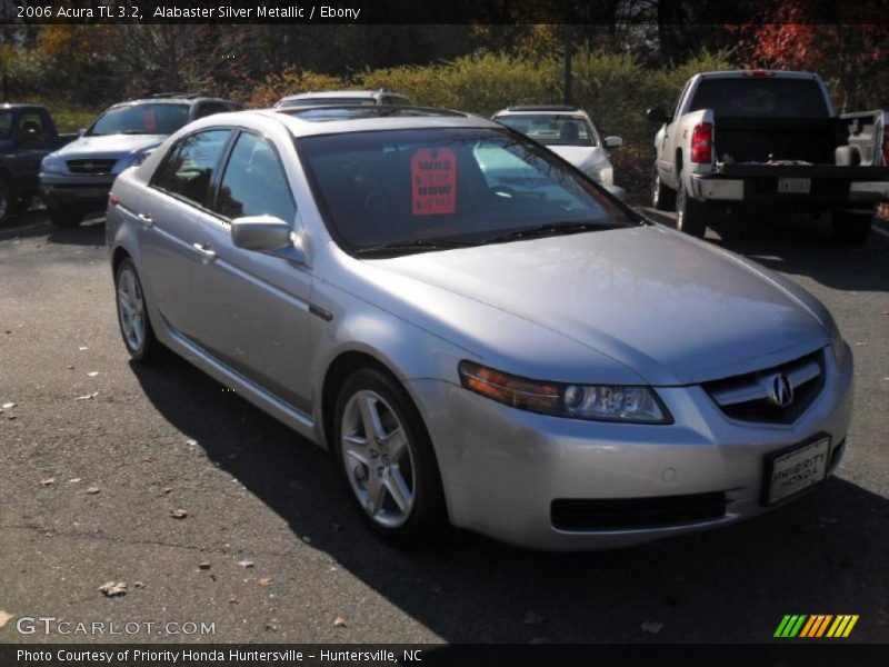 Alabaster Silver Metallic / Ebony 2006 Acura TL 3.2