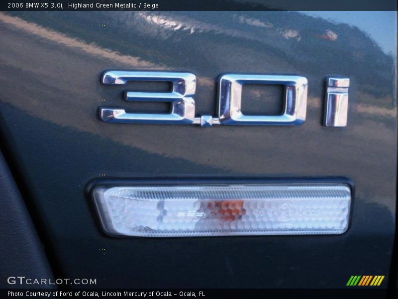 Highland Green Metallic / Beige 2006 BMW X5 3.0i