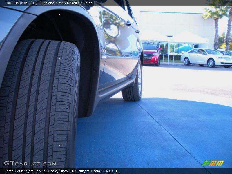 Highland Green Metallic / Beige 2006 BMW X5 3.0i