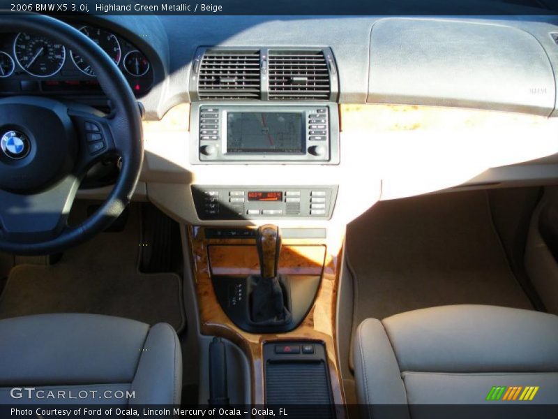 Highland Green Metallic / Beige 2006 BMW X5 3.0i