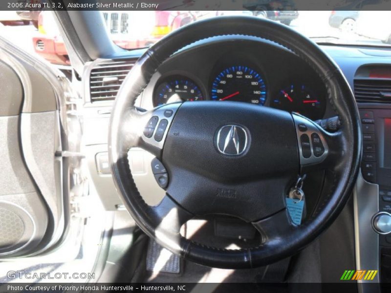 Alabaster Silver Metallic / Ebony 2006 Acura TL 3.2