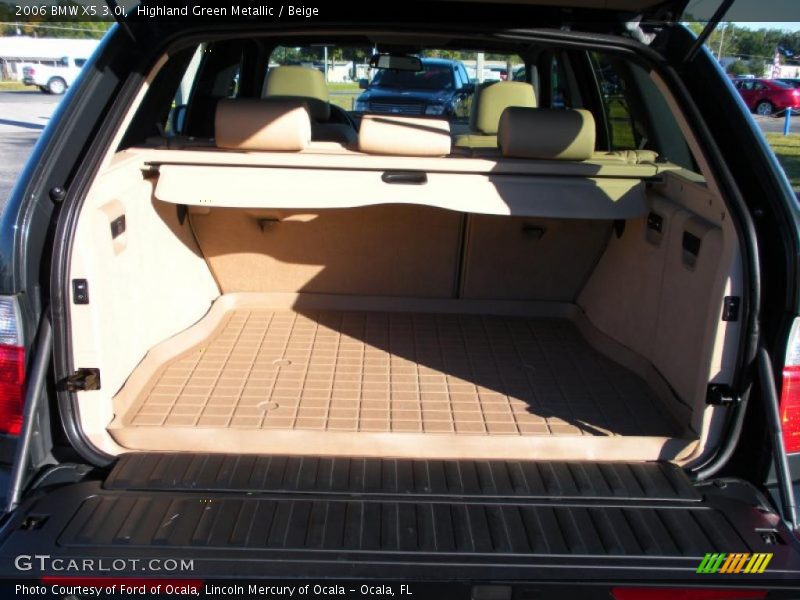 Highland Green Metallic / Beige 2006 BMW X5 3.0i