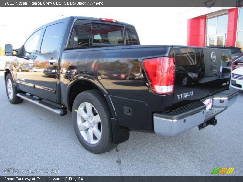 Galaxy Black / Almond 2011 Nissan Titan SL Crew Cab