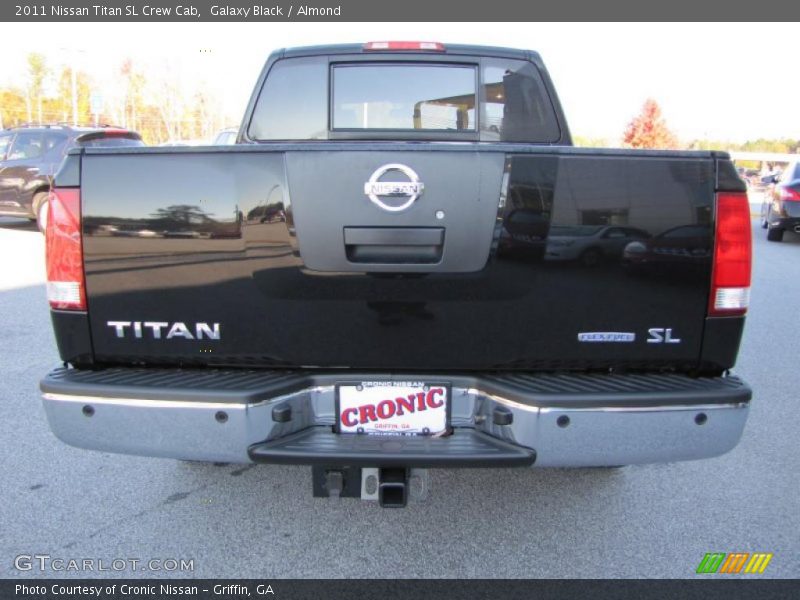 Galaxy Black / Almond 2011 Nissan Titan SL Crew Cab