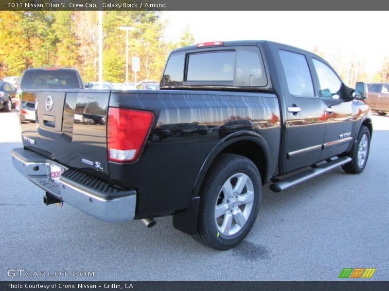 Galaxy Black / Almond 2011 Nissan Titan SL Crew Cab