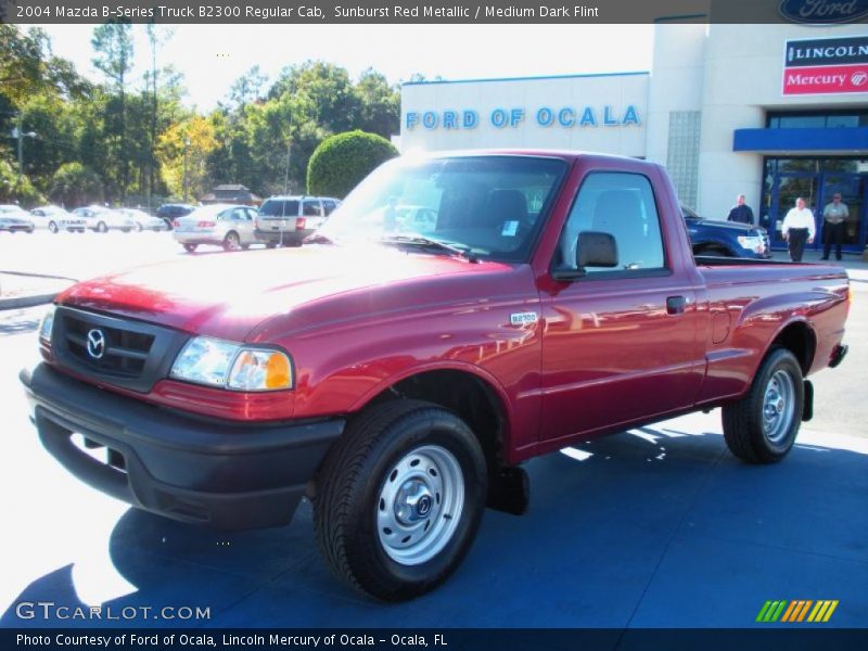 Sunburst Red Metallic / Medium Dark Flint 2004 Mazda B-Series Truck B2300 Regular Cab