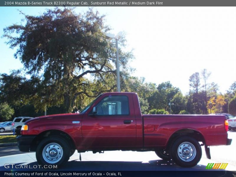 Sunburst Red Metallic / Medium Dark Flint 2004 Mazda B-Series Truck B2300 Regular Cab
