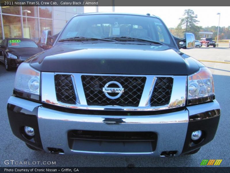 Galaxy Black / Almond 2011 Nissan Titan SL Crew Cab