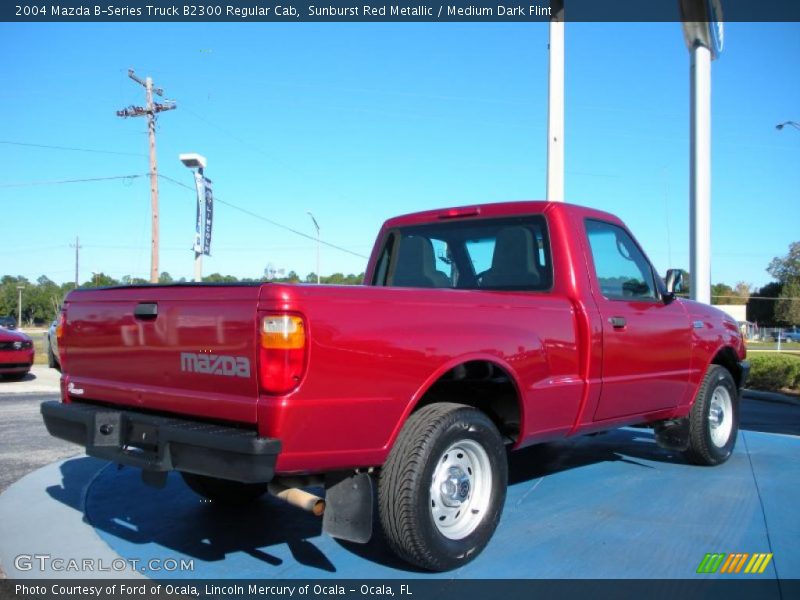 Sunburst Red Metallic / Medium Dark Flint 2004 Mazda B-Series Truck B2300 Regular Cab