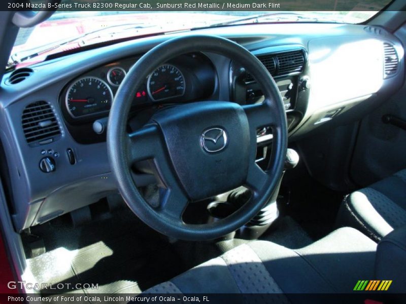 Sunburst Red Metallic / Medium Dark Flint 2004 Mazda B-Series Truck B2300 Regular Cab