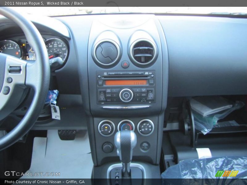 Wicked Black / Black 2011 Nissan Rogue S