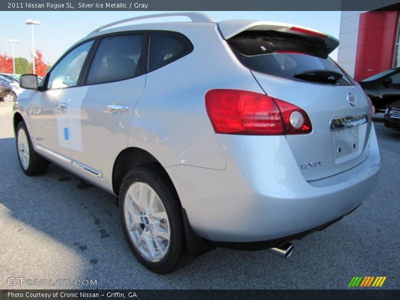 Silver Ice Metallic / Gray 2011 Nissan Rogue SL