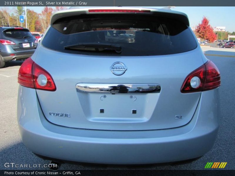 Silver Ice Metallic / Gray 2011 Nissan Rogue SL