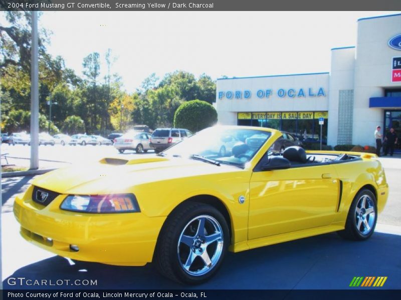 Front 3/4 View of 2004 Mustang GT Convertible