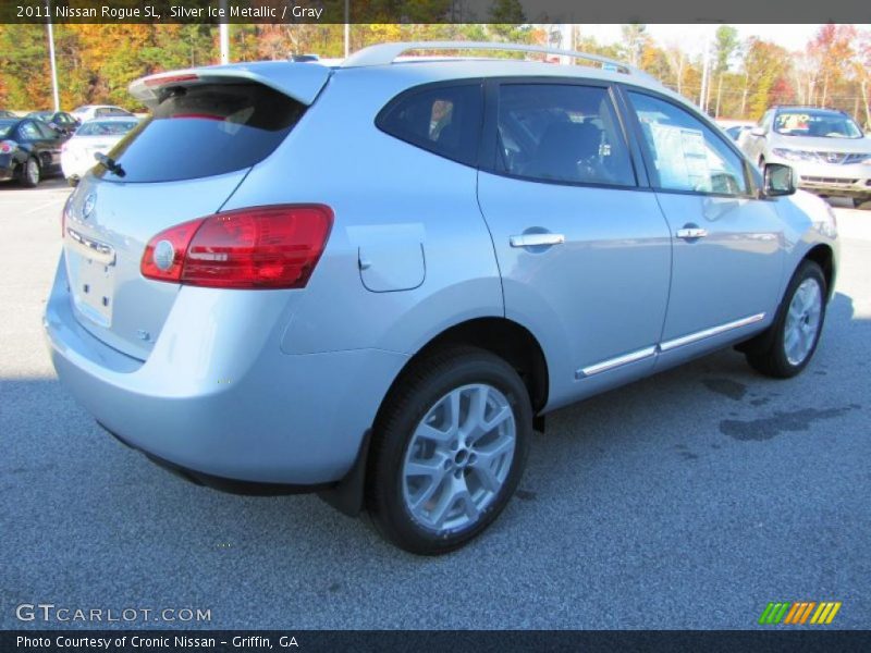 Silver Ice Metallic / Gray 2011 Nissan Rogue SL