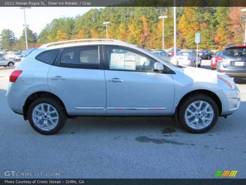 Silver Ice Metallic / Gray 2011 Nissan Rogue SL