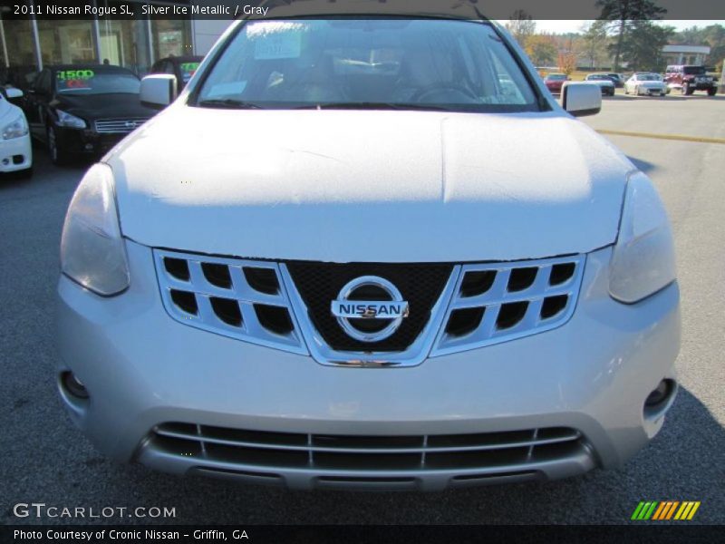 Silver Ice Metallic / Gray 2011 Nissan Rogue SL