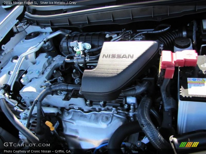 Silver Ice Metallic / Gray 2011 Nissan Rogue SL