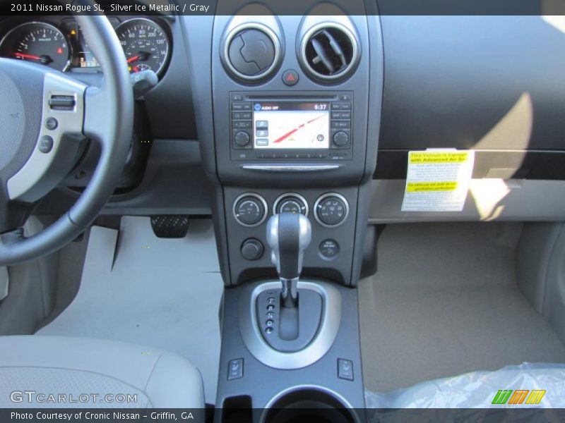 Silver Ice Metallic / Gray 2011 Nissan Rogue SL