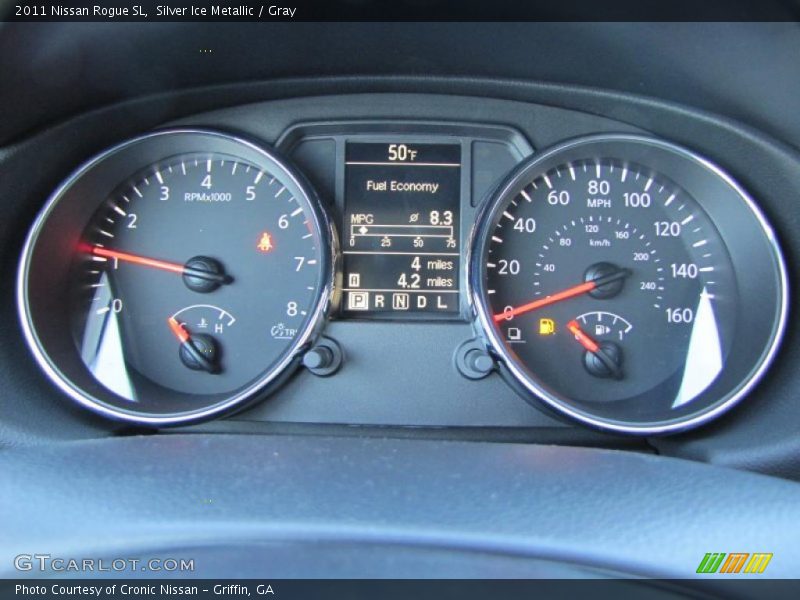 Silver Ice Metallic / Gray 2011 Nissan Rogue SL