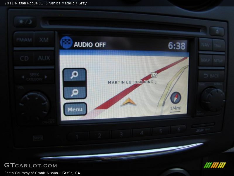 Silver Ice Metallic / Gray 2011 Nissan Rogue SL