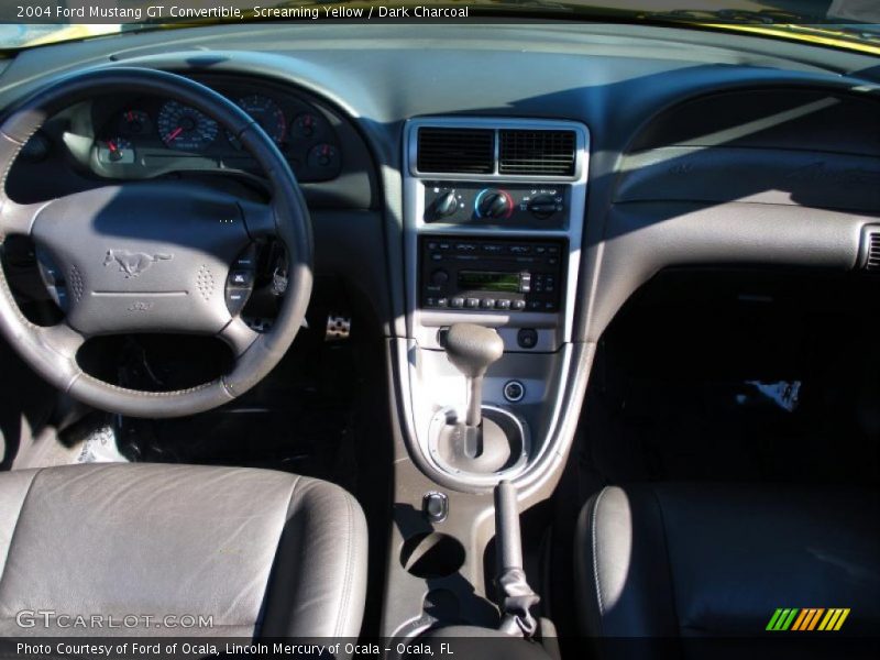 Dashboard of 2004 Mustang GT Convertible