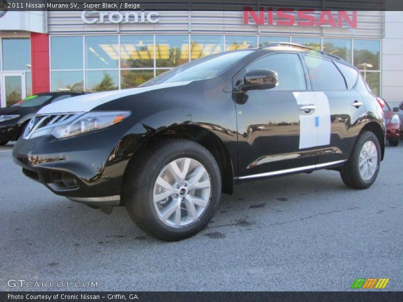 Super Black / Beige 2011 Nissan Murano SV