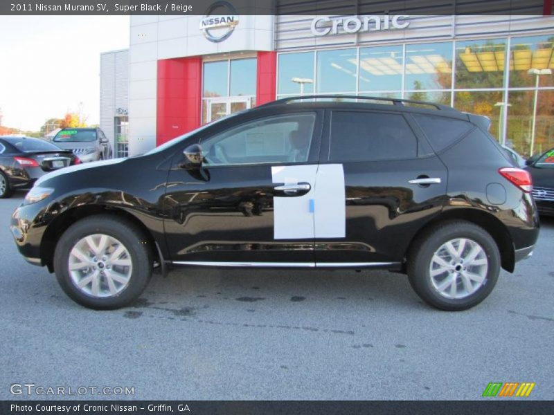 Super Black / Beige 2011 Nissan Murano SV