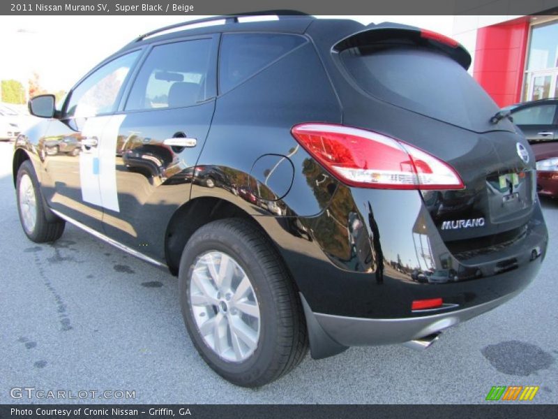 Super Black / Beige 2011 Nissan Murano SV