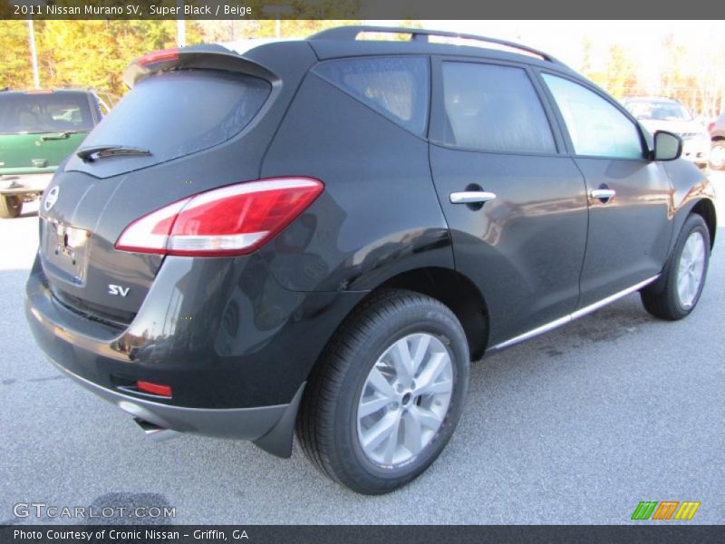 Super Black / Beige 2011 Nissan Murano SV