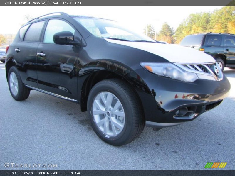 Super Black / Beige 2011 Nissan Murano SV