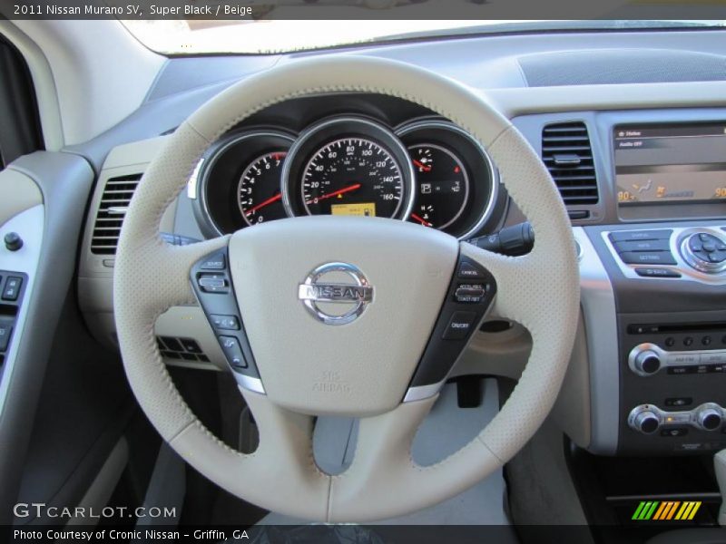 Super Black / Beige 2011 Nissan Murano SV