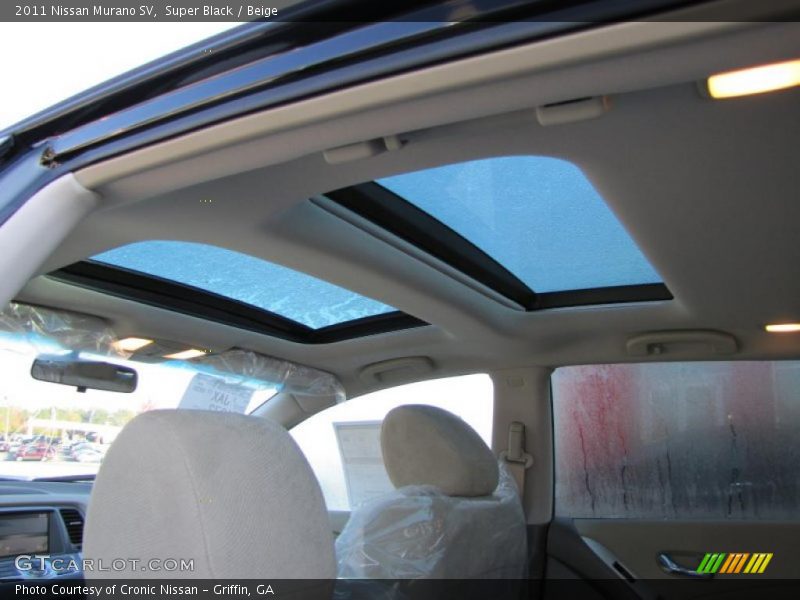 Super Black / Beige 2011 Nissan Murano SV