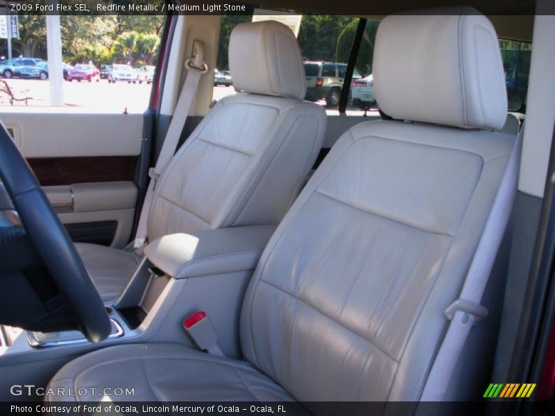 Redfire Metallic / Medium Light Stone 2009 Ford Flex SEL