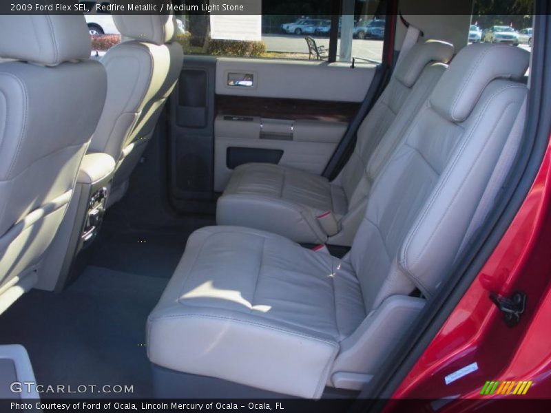 Redfire Metallic / Medium Light Stone 2009 Ford Flex SEL