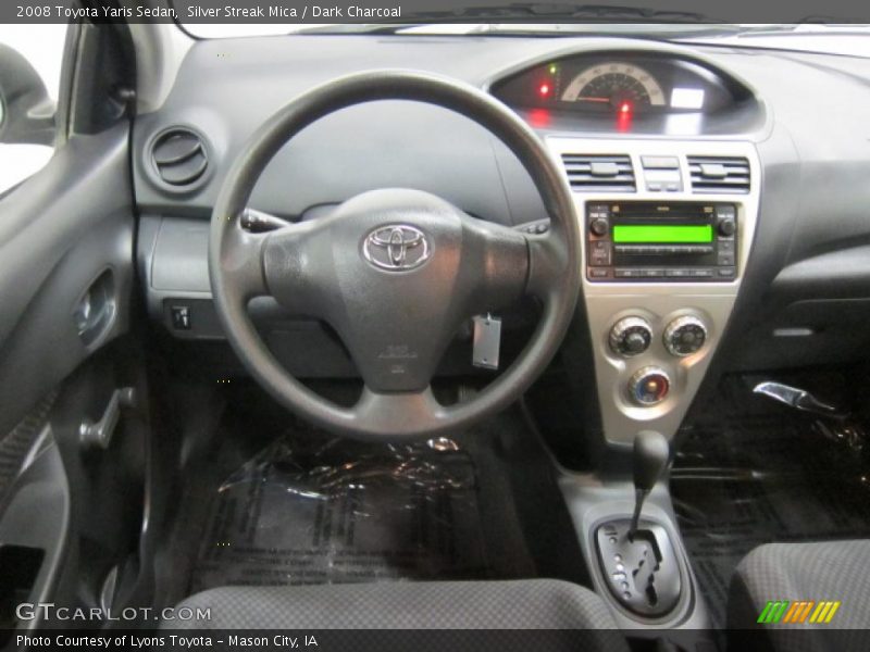 Silver Streak Mica / Dark Charcoal 2008 Toyota Yaris Sedan