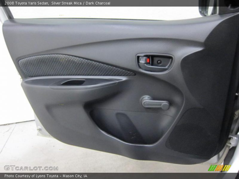 Silver Streak Mica / Dark Charcoal 2008 Toyota Yaris Sedan