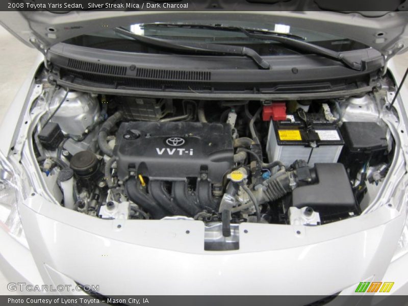 Silver Streak Mica / Dark Charcoal 2008 Toyota Yaris Sedan