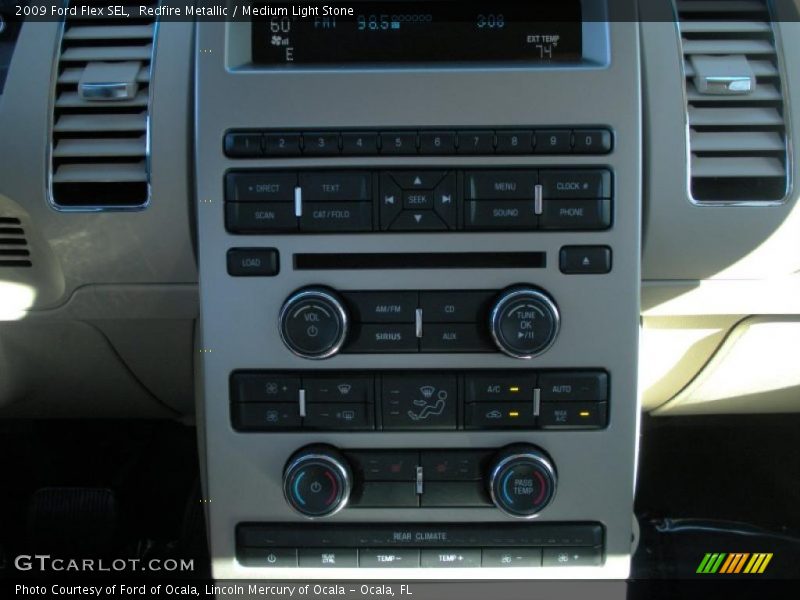 Redfire Metallic / Medium Light Stone 2009 Ford Flex SEL