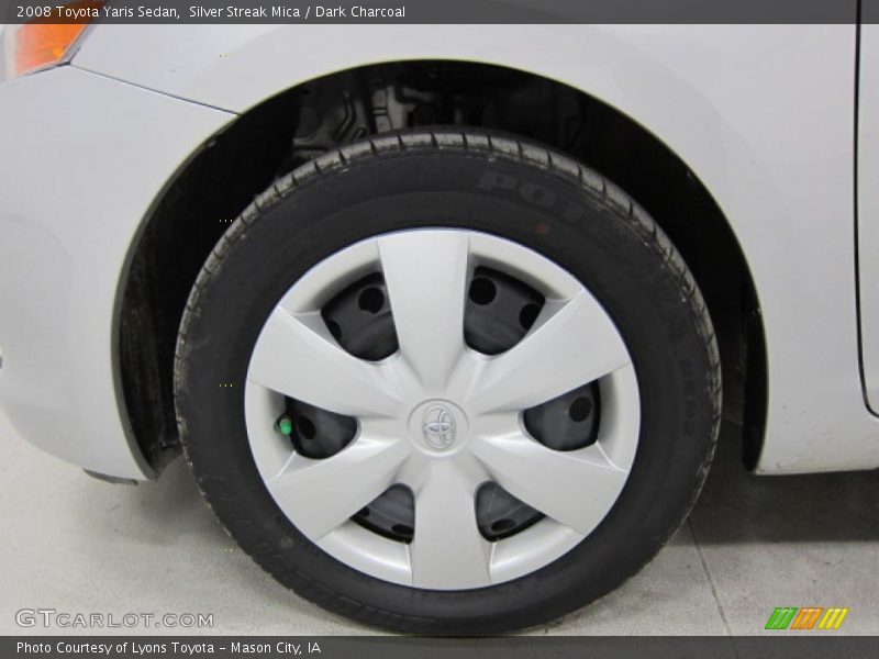 Silver Streak Mica / Dark Charcoal 2008 Toyota Yaris Sedan