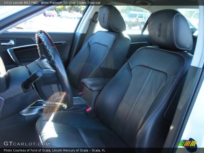 White Platinum Tri-Coat / Dark Charcoal 2010 Lincoln MKZ FWD