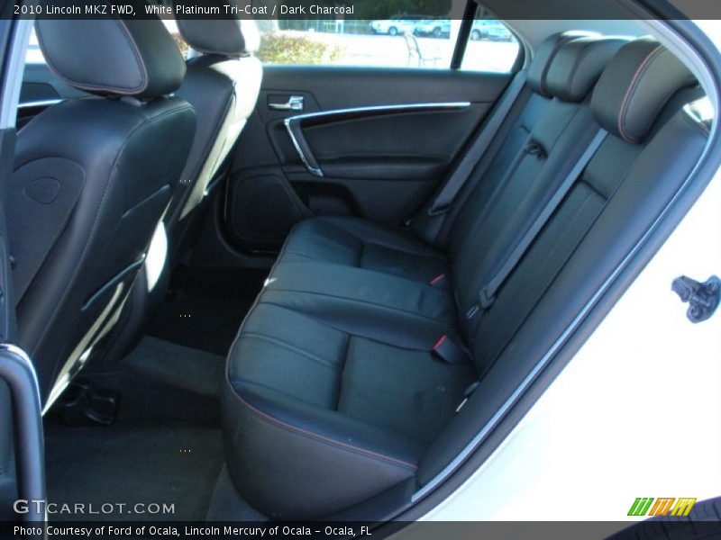 White Platinum Tri-Coat / Dark Charcoal 2010 Lincoln MKZ FWD