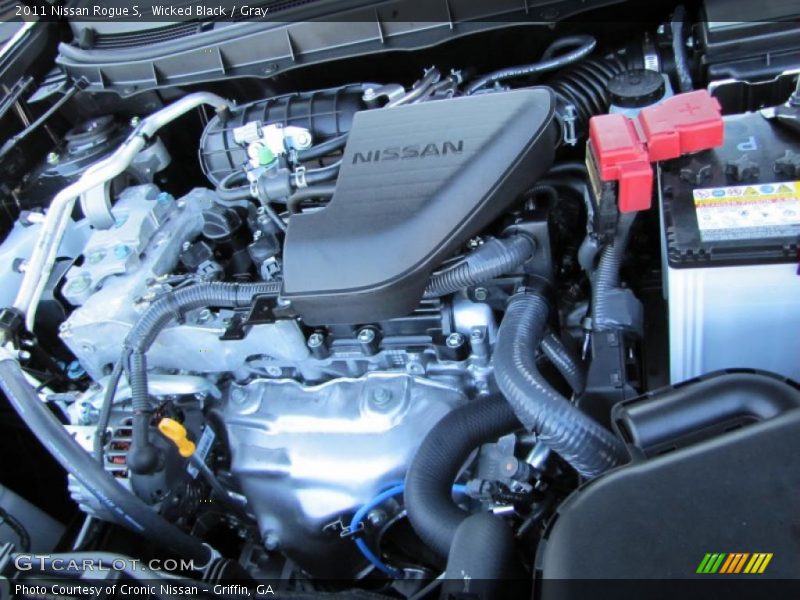 Wicked Black / Gray 2011 Nissan Rogue S
