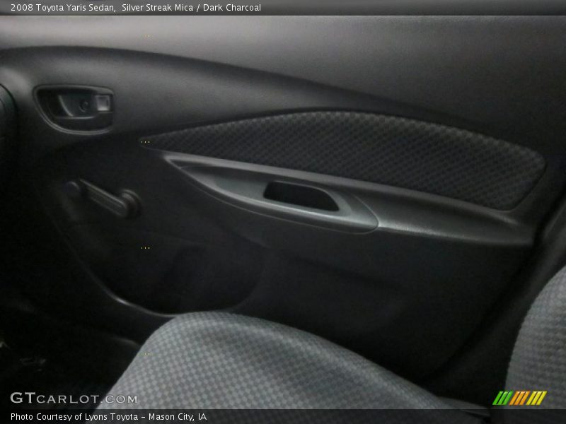 Silver Streak Mica / Dark Charcoal 2008 Toyota Yaris Sedan