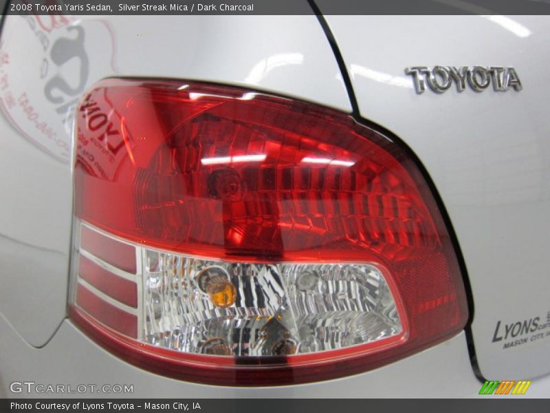 Silver Streak Mica / Dark Charcoal 2008 Toyota Yaris Sedan