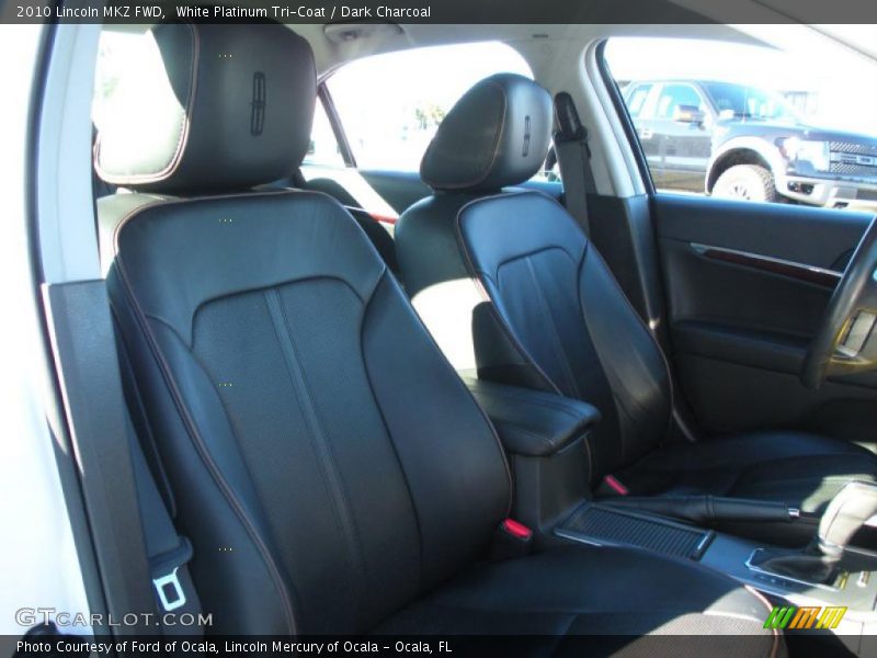 White Platinum Tri-Coat / Dark Charcoal 2010 Lincoln MKZ FWD