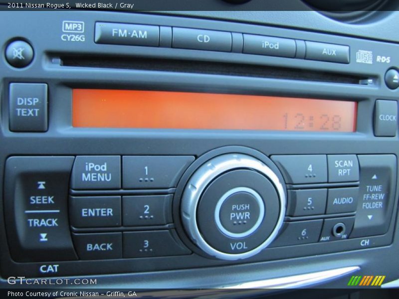 Wicked Black / Gray 2011 Nissan Rogue S