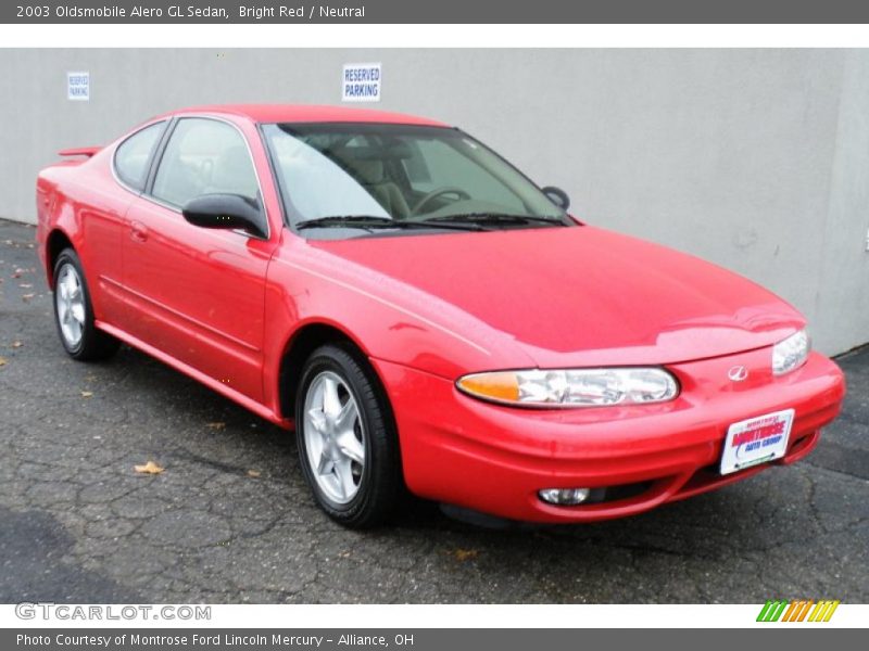  2003 Alero GL Sedan Bright Red