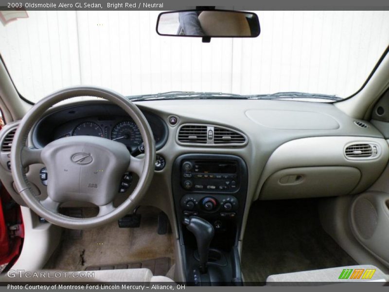 Dashboard of 2003 Alero GL Sedan