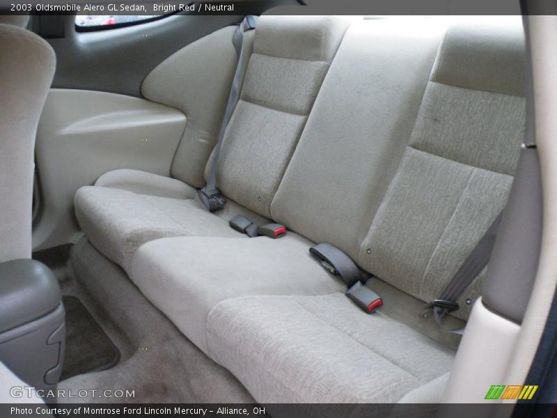 Bright Red / Neutral 2003 Oldsmobile Alero GL Sedan